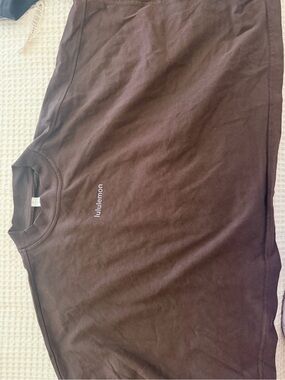 lululemon oversized athletica Brown Short Sleeve Tee